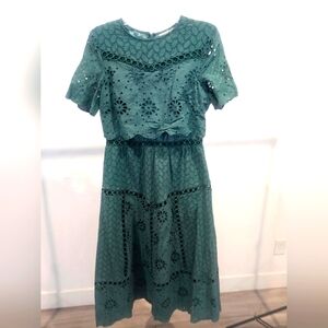 Asos lace midi dress